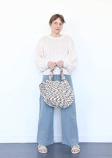 Crochet Bowl Tote - Earth Space