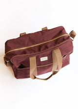 Large Week-End Bag No48 - Canvas Garnet