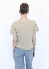 Cropped Lorel Tee Heather