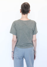 Cropped Lorel Tee Heather