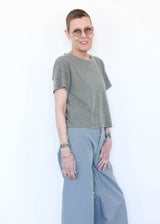 Cropped Lorel Tee Heather