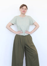 Cropped Lorel Tee Heather