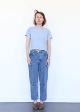Cropped Lorel Tee Heather