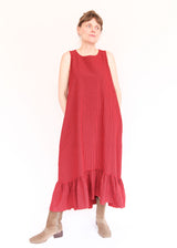 Angelina Dress in Check Seersucker - Russelia