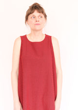 Angelina Dress in Check Seersucker - Russelia