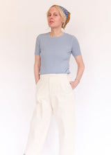 Double Tee - Light Blue/Bright Blue