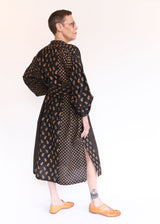 Popover Dress - Ditsy Block Print