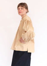 Peasant Blouse - Antique Gold Sateen