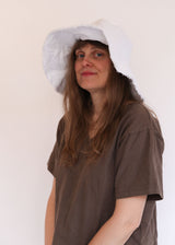 Sun Hat - White Organic Duck