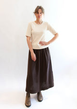 Rib Tee - Natural