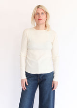Rib Pullover - Natural
