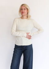 Rib Pullover - Natural