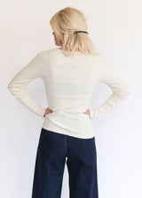 Rib Pullover - Natural