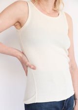 Rib Tank Top - Natural