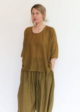 Oversized Top - Dark Olive