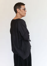 Oversized Top - Faded Black