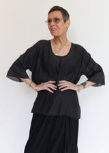 Oversized Top - Faded Black