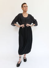 Greek Column Skirt - Sumi Black