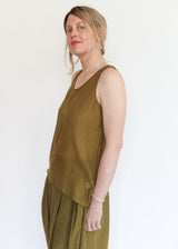 Loose Tank Top - Dark Olive