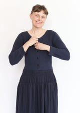 Louise Cardigan - Marine