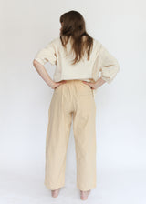 Wide Trouser - Barley