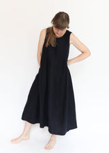 Gored Dress - Indigo