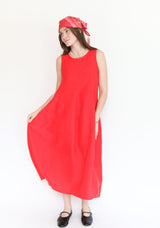 Gored Dress - Cayenne