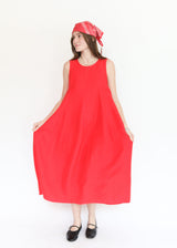 Gored Dress - Cayenne
