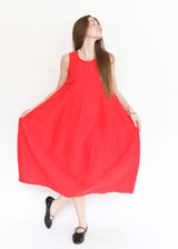 Gored Dress - Cayenne