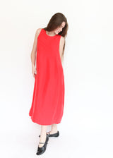 Gored Dress - Cayenne