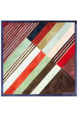 Printed Silk Scarf - Oblique