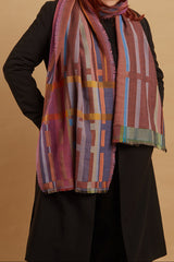 Campanula Wool Scarf - Sherbet
