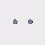 Tiny Faceted Round Stud Earrings - EJ2148