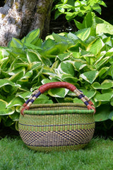 Assorted Ghanaian Bolga Farmer's Market Shopper Basket