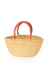 Large Oval Picnic Basket - Natural
