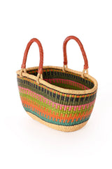 Large Oval Picnic Basket - Assorted