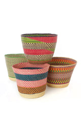 Assorted Bolga Storage Bins