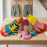 Kids' Patterned Lambswool Mittens & Gloves