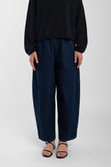 Barrel Pant - Dark Indigo
