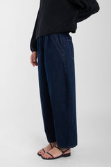 Barrel Pant - Dark Indigo