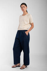 Barrel Pant - Dark Indigo