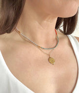 Cassis Beaded Necklace