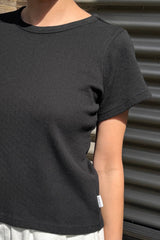 Pointelle Babe Tee