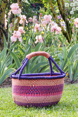 Assorted Ghanaian Bolga Farmer's Market Shopper Basket