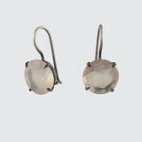 Classic Faceted Stone Drop Earrings