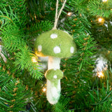 Ornament - Felt Mushrooms - 6 Assorted Pieces