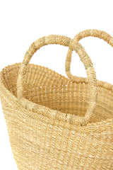 Natural Petite Wing Shopper from Ghana