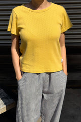 Pointelle Babe Tee