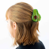 Midi Avocado Hair Claw Clip