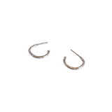 Journey Silver Small Hoop